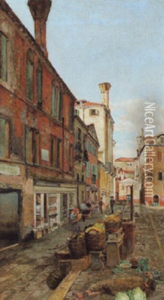 Motiv Aus Venedig Oil Painting - William Graham