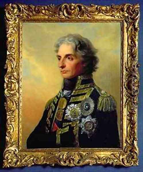 Portrait of Lord Horatio Nelson Oil Painting - Friedrich Heinrich Fuger