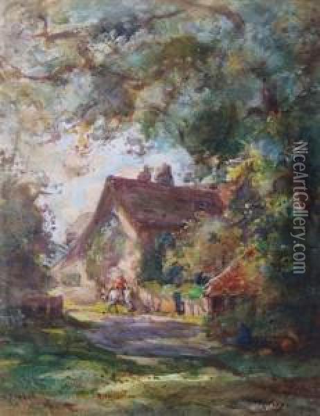 Signed Oil Painting - Thomas William Morley