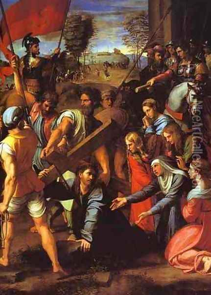The Hill of Calvary Oil Painting - Raphael