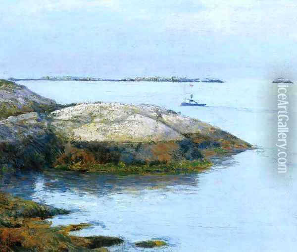 Isles of Shoals, Appledore Oil Painting - Frederick Childe Hassam