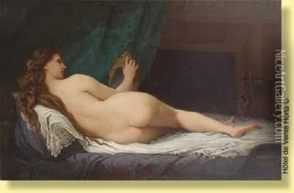 Nucouche De Dos Oil Painting - Adrien de Boucherville