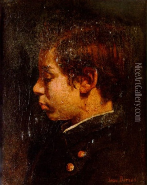 Portrait Of A Boy Oil Painting - Jean Beraud