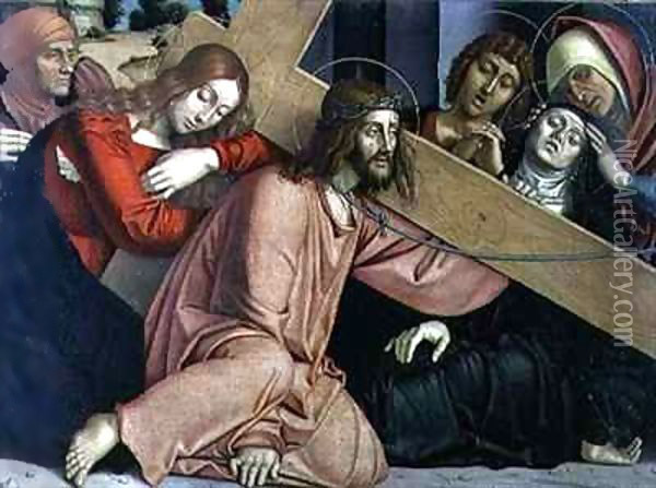 Christ Falls under the Cross Oil Painting - Francesco Bonsignori