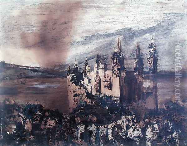 The Castle Oil Painting - Victor Hugo