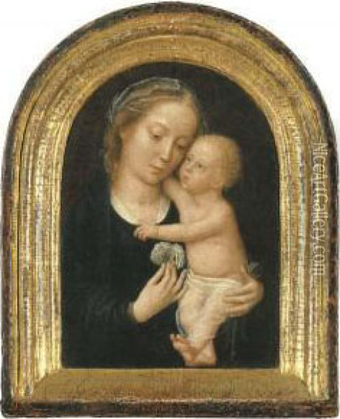 The Virgin And Child Oil Painting - Gerard David