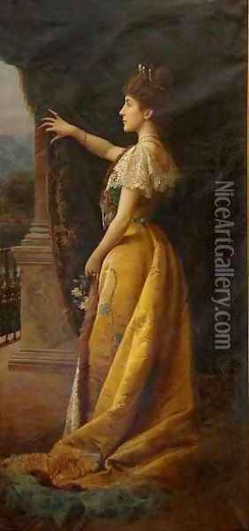 Countess Caravadossi dAspremonte Oil Painting - Ignace Spiridon