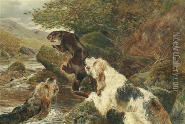War Oil Painting - John Sargent Noble