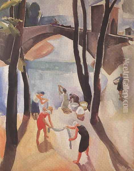 Subiaco 1931 Oil Painting - Karoly Patko