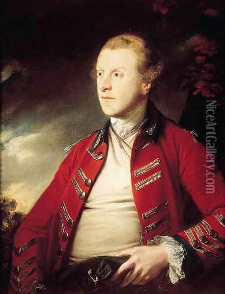 Portrait of Colonel William, Viscount Pulteney M.P. (1731-1763) Oil Painting - Sir Joshua Reynolds