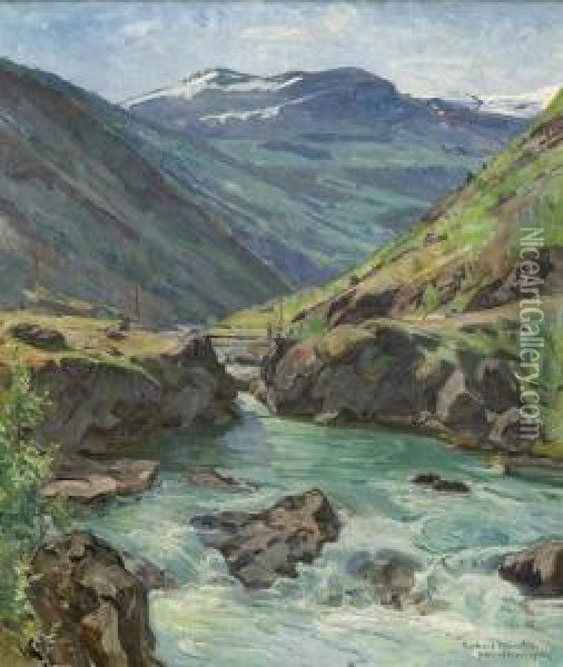 From Boverdalen1916 Oil Painting - Gerhard Peter Frantz Munthe