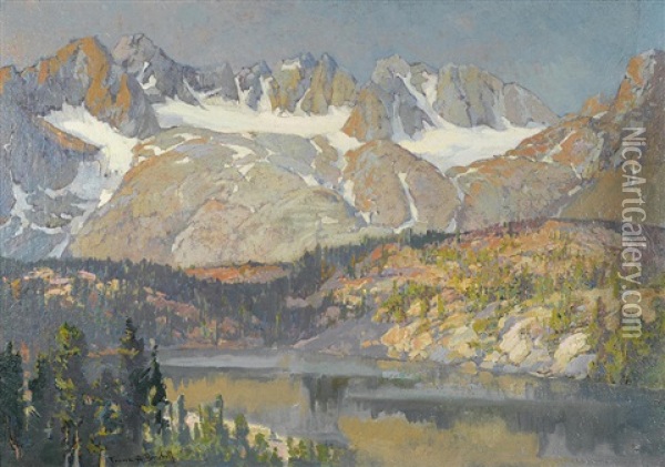 Palisades Glacier Oil Painting - Franz Arthur Bischoff