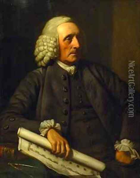 Portrait of George Dance the Elder Oil Painting - Sir Nathaniel Dance-Holland