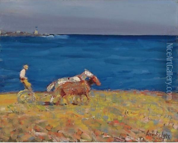 Henry Dyer, Cape Elizabeth, Maine Oil Painting - George Luks