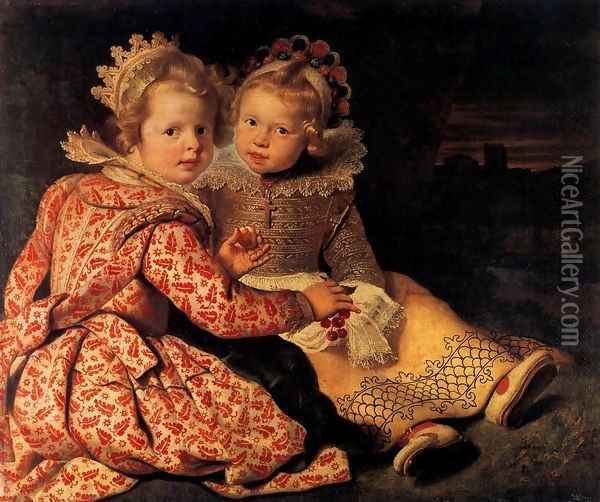 Magdalena and Jan-Baptist de Vos 2 Oil Painting - Cornelis De Vos