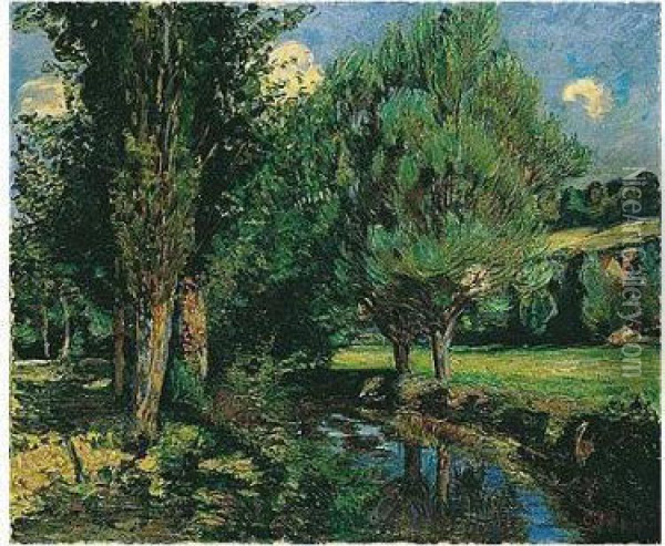 Bords De Riviere Oil Painting - Armand Guillaumin