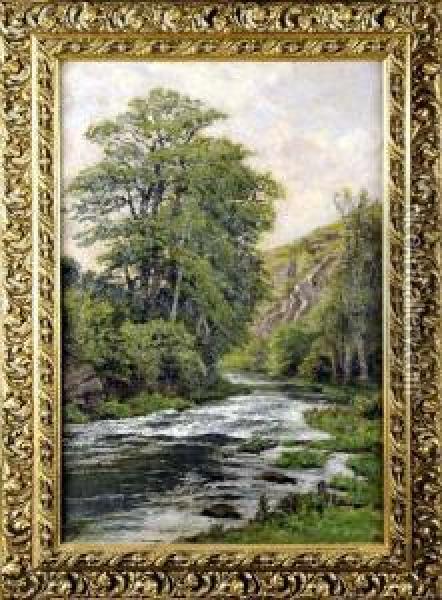 Paysage En Ardenne Oil Painting - Theodore Baron