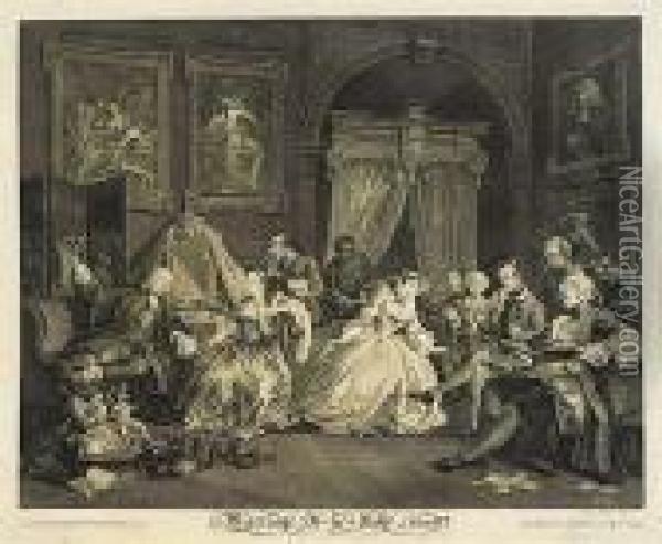 Marriage A-la-mode Oil Painting - William Hogarth