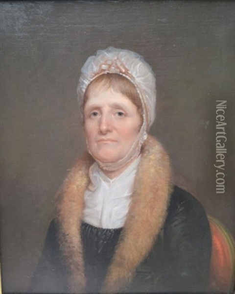 Portrait Of Margaret Irvine (mrs. John) Miller (1756-1847) Oil Painting - Rembrandt Peale