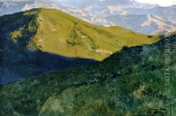 Vue De El Souman, Kabylie Oil Painting - Leon Carre