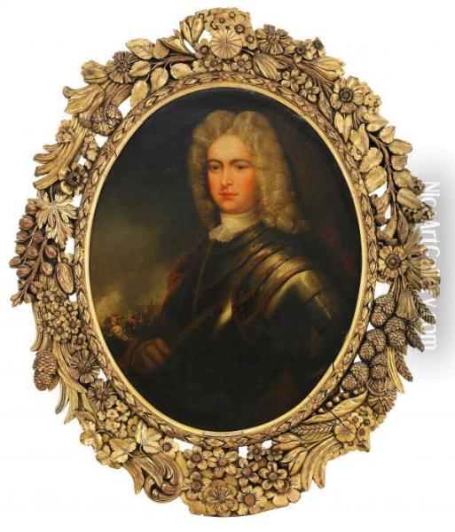 Prins Rupert Av Pfalz Oil Painting - Nicolas de Largillierre
