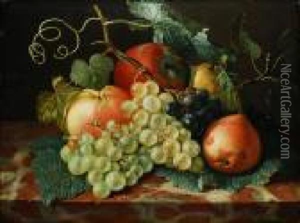Fruchtestillleben Oil Painting - Johann Amandus Winck