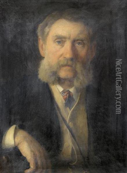 Brustbildnis Eines Bartigen Herrn Oil Painting - Wilhelm Heinrich Fussli