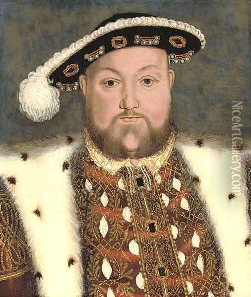 Portrait of King Henry VIII Oil Painting - English School