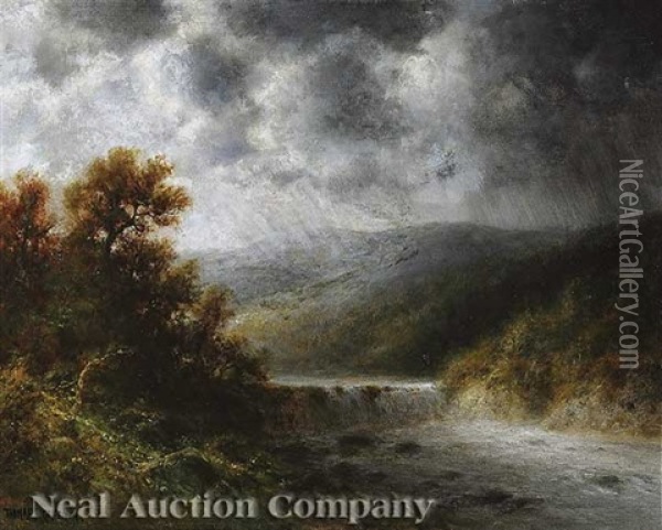 Stormy Day Oil Painting - Thomas Bailey Griffin