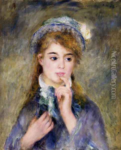 The Ingenue Oil Painting - Pierre Auguste Renoir