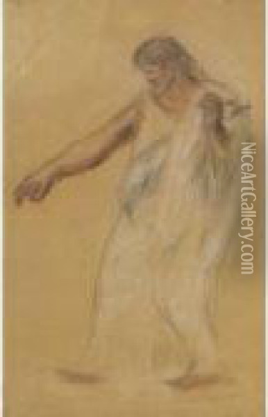 Esquisse Pour Oedipe Roi Oil Painting - Pierre Auguste Renoir