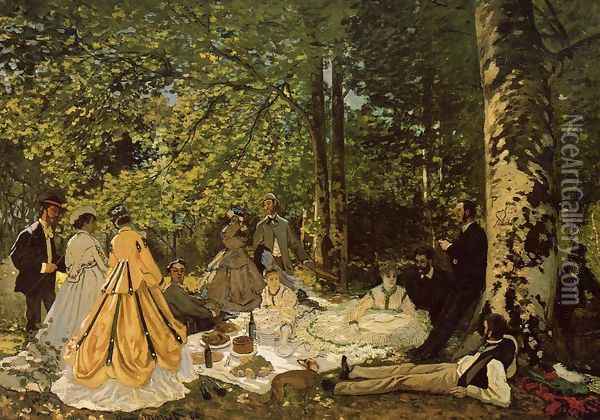 Luncheon on the Grass Oil Painting - Claude Oscar Monet
