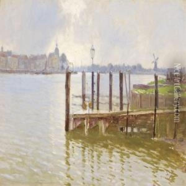 A View Towardscopenhagen Oil Painting - Carl Martin Soya-Jensen