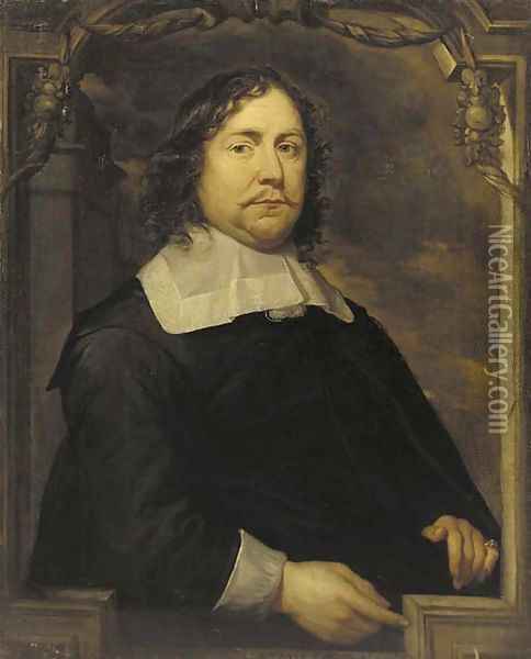 Portrait of a gentleman Oil Painting - Philippe de Champaigne