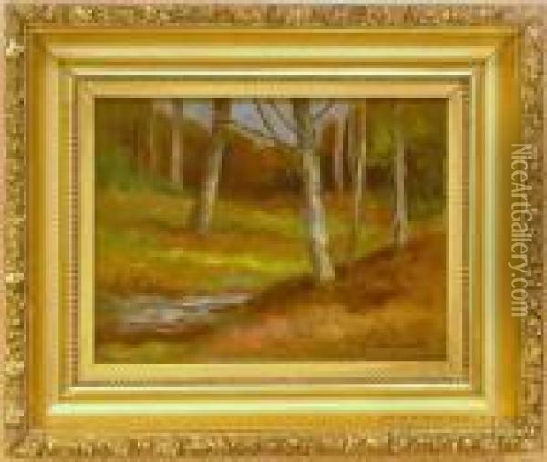 Forest Grove Oil Painting - George William Whitaker