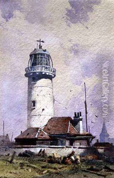 The Lighthouse Oil Painting - Charles Hoguet
