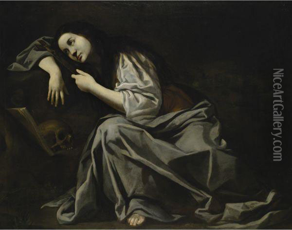 The Magdalene Oil Painting - Onofrio Palumbo
