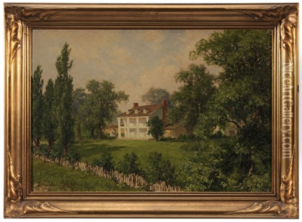 Old Virginia Homestead Oil Painting - John Ross Key