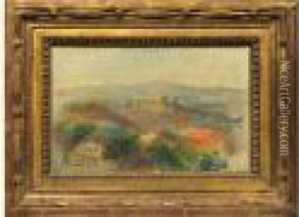 Paris, Montmartre, La Rue Caulaincourt Oil Painting - Pierre Auguste Renoir