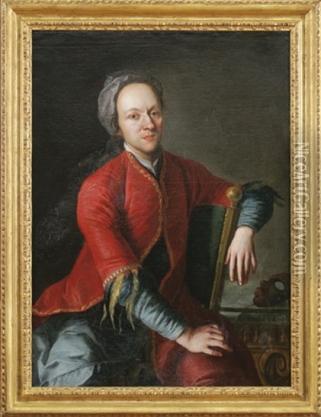 Portrat Eines Schauspielers Oil Painting - Johann (Jan) Kupetzki