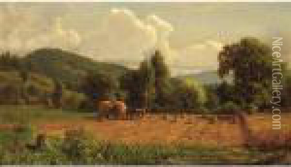 Haying Oil Painting - George Inness
