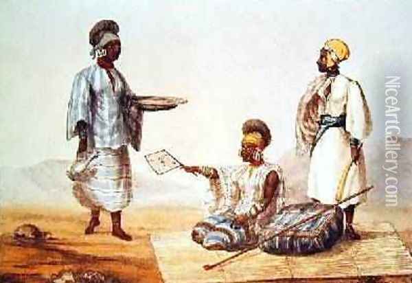 Negresses of Soudan Oil Painting - Captain George Francis Lyon