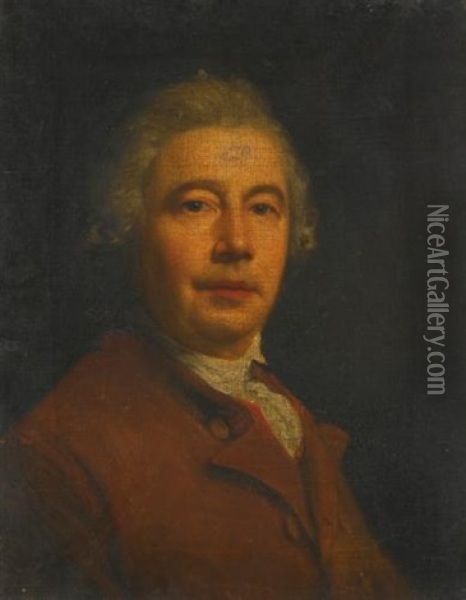Self Portrait Oil Painting - Nathaniel Hone the Elder