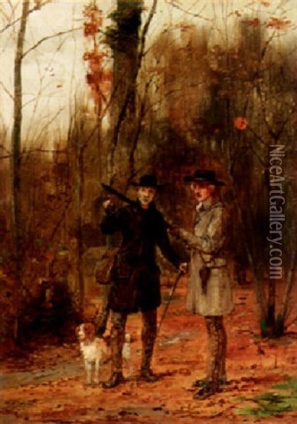 Woodcock Oil Painting - George Goodwin Kilburne