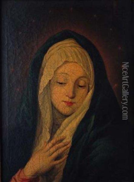 Virgen Oil Painting - Giovanni Battista Salvi