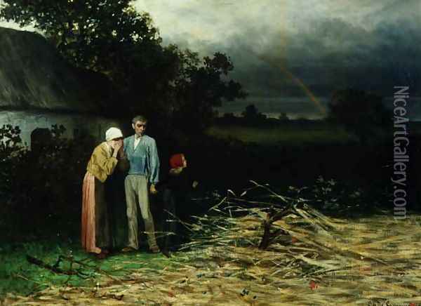 The Lost Harvest Oil Painting - Charles de Groux