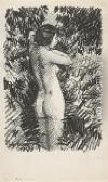 Nude (g. 38), 1918 Oil Painting - Frederick Childe Hassam