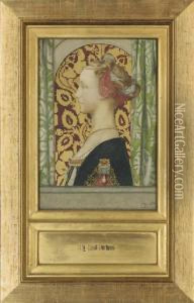 My Last Duchess Oil Painting - Eleanor Fortescue Brickdale