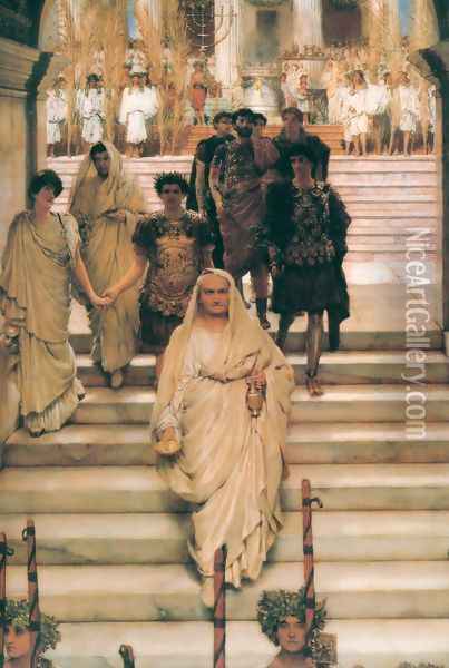The Triumph of Titus Oil Painting - Sir Lawrence Alma-Tadema