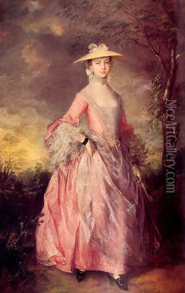 Mary, Countess of Howe Oil Painting - Thomas Gainsborough